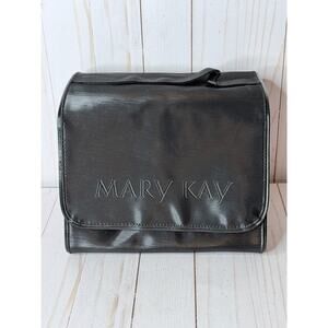 Mary Kay Travel Roll-Up Bag, Gray with Pink